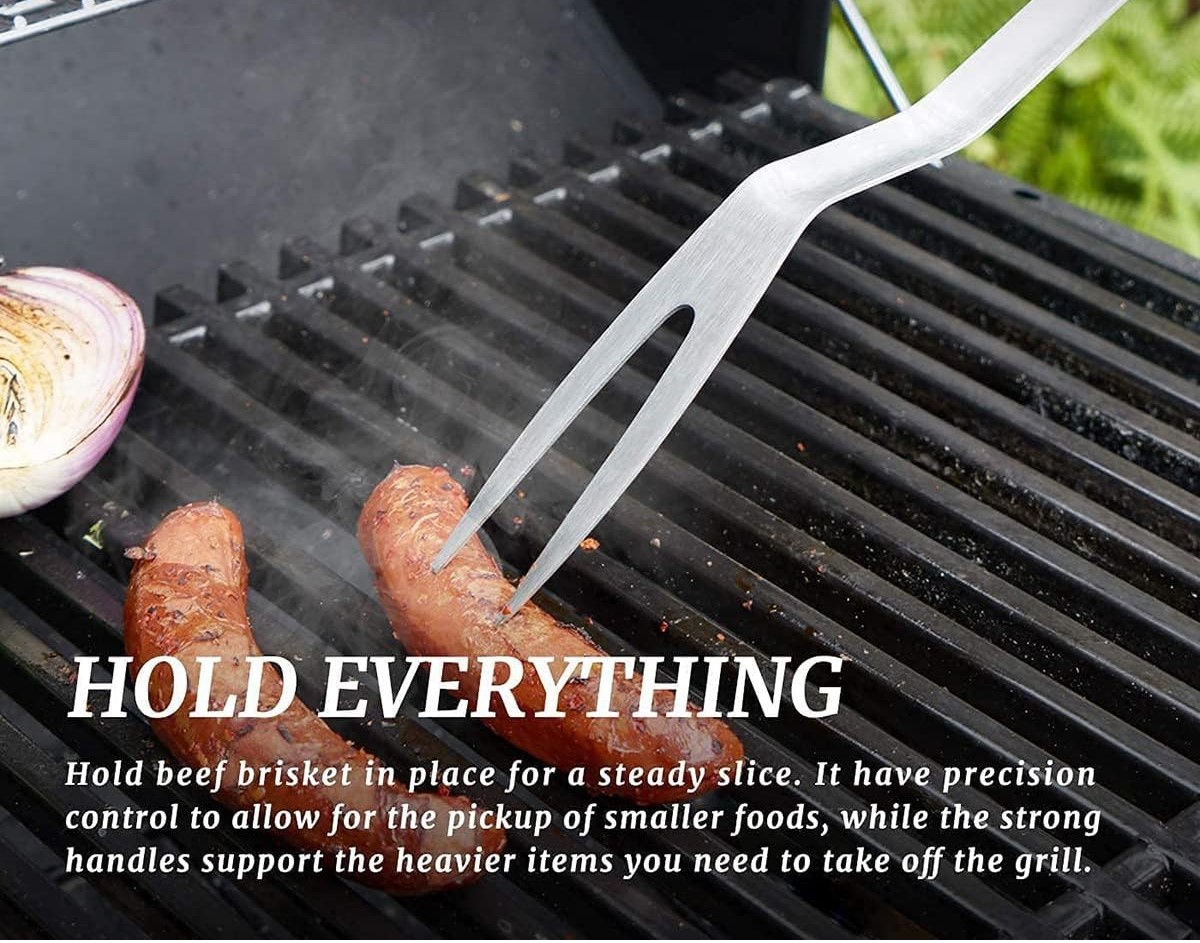 ส้อมอาหารสแตนเลส KINGBE 44 ซม._2